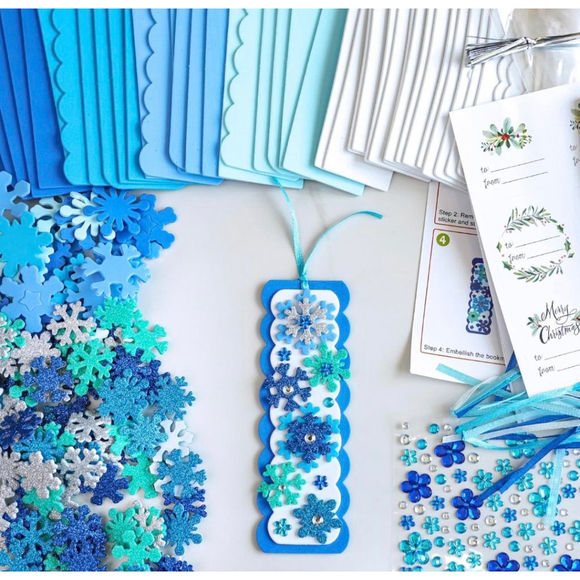 Winlyn Kids Craft Kit Bookmark Blue 24 Sets - Picture 3 of 9
